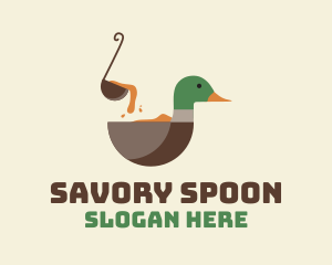 Duck Stew Soup logo design