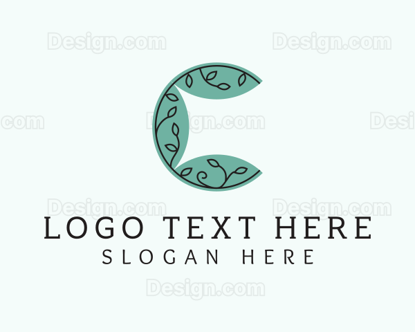 Ornate Floral Vine Logo