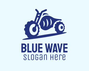 Blue Dirt Motorbike logo