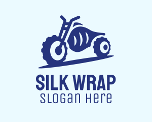 Blue Dirt Motorbike logo design