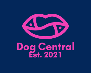 Hot Pink Lips  logo design