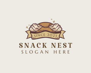 Italian Cannoli Pastry Dessert logo design