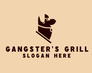 Sunglasses Gangster Dog logo