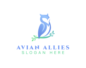 Avian Owl Bird  logo