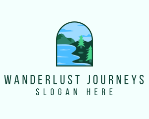 Pine Forest Lake Badge logo