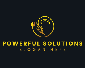 Electric Power Plug logo design