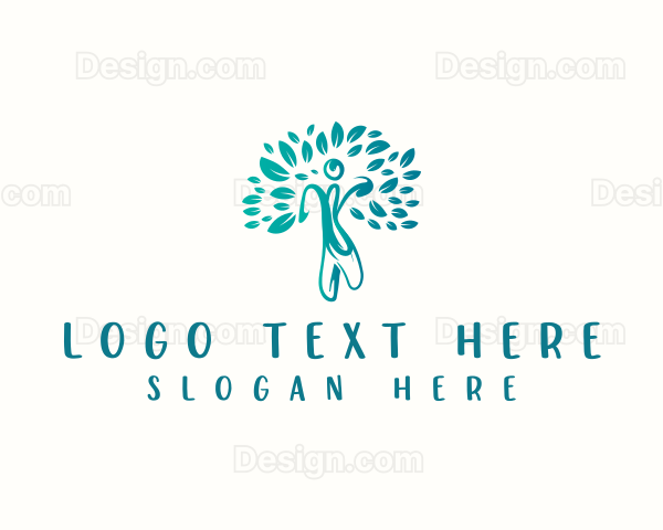 Eco Human Tree Logo