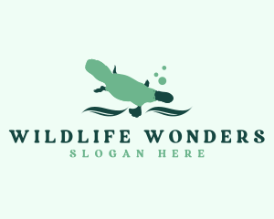 Wildlife Aquarium Platypus logo design