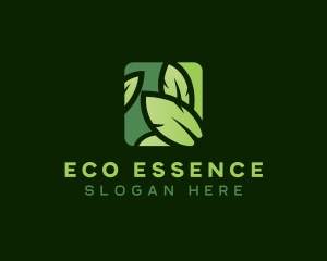 Environmental Eco Leaf logo design