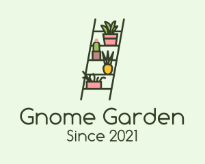 Plant Ladder Garden logo design