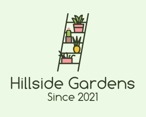 Plant Ladder Garden logo design