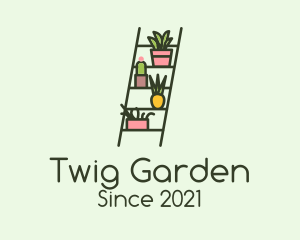 Plant Ladder Garden logo design