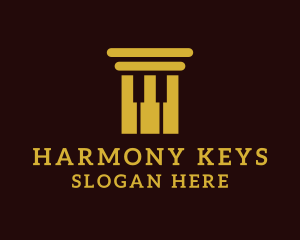 Music Piano Column logo