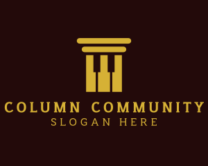 Music Piano Column logo