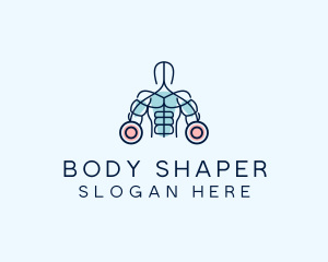 Fitness Gym Bodybuilder logo design