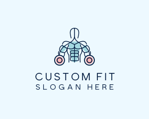 Fitness Gym Bodybuilder logo design