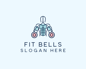 Fitness Gym Bodybuilder logo design