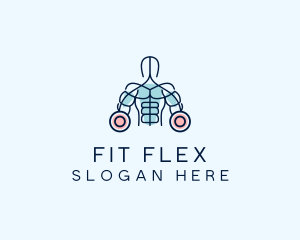 Fitness Gym Bodybuilder logo design