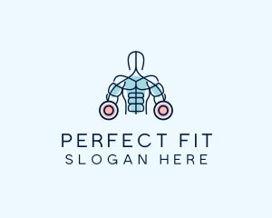 Fitness Gym Bodybuilder logo design