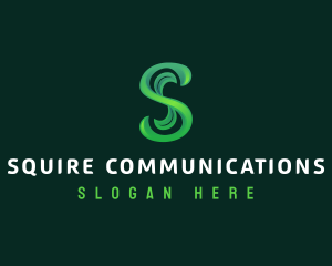 Plant Leaf Letter S logo design