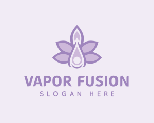 Lavender Oil Liquid logo design