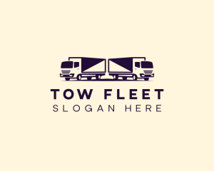 Truck Freight Vehicle logo design