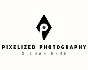 Diamond Studio Letter P logo design