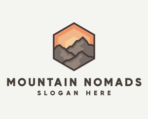 Nature Rocky Mountain logo design