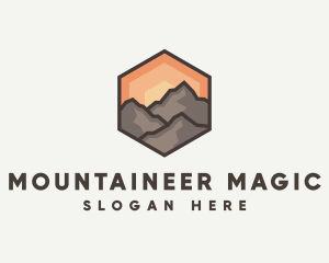 Nature Rocky Mountain logo design