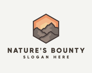 Nature Rocky Mountain logo design