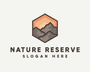 Nature Rocky Mountain logo design