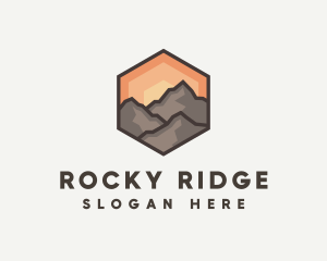 Nature Rocky Mountain logo design