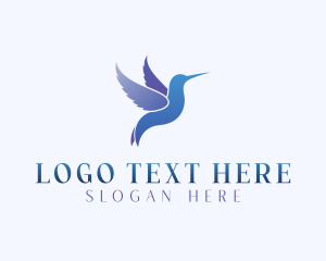Holistic Wellness Hummingbird logo