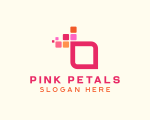 Digital Abstract Square logo design