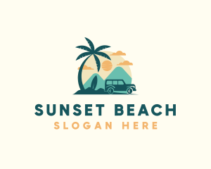 Summer Sunset Resort logo design