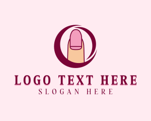 Pink Fingernail Circle logo