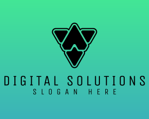 Digital Prism Shapes logo