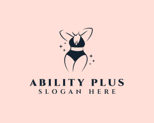 Bikini Lingerie Woman logo design