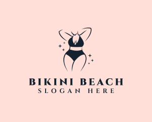 Bikini Lingerie Woman logo design