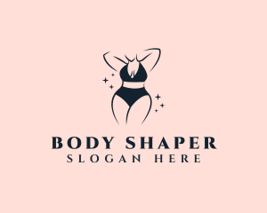 Bikini Lingerie Woman logo design