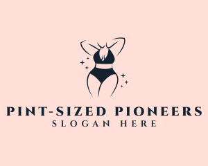 Bikini Lingerie Woman logo design