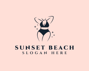 Bikini Lingerie Woman logo design