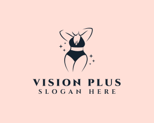 Bikini Lingerie Woman logo design