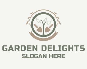 Landscape Seedling Gardening  logo design