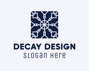 Square Textile Interior Design logo design