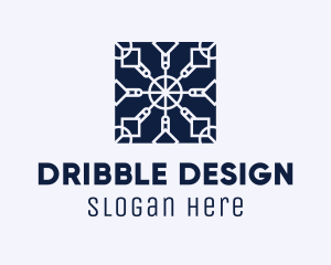 Square Textile Interior Design logo design