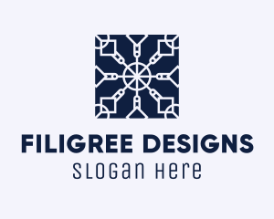 Square Textile Interior Design logo design