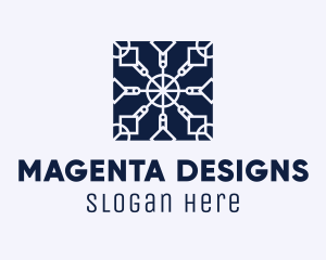 Square Textile Interior Design logo design