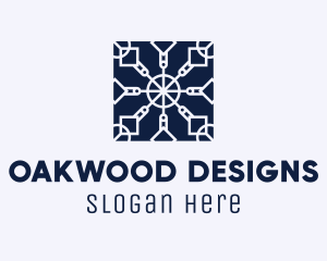 Square Textile Interior Design logo design