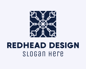 Square Textile Interior Design logo design